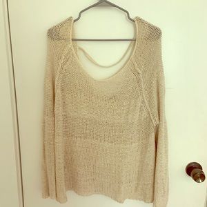 FreePeople open back sweater